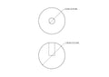 18 mm Birkenholz Dübelkappen mit 4 mm hole