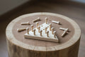 6 x 30 mm Holzpilz Achs Stifte verwendet in Holz Spiele und Puzzles