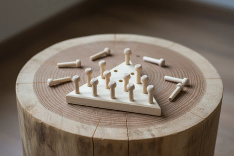 6 x 30 mm koka mushroom axle mietiņi used in koka spēles un puzzles