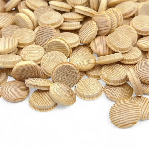 Stapel 15 mm pine Pilz-Abdeckkappen