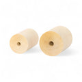 wooden cylinders in 40 × 60 mm and 50 × 60 mm sizes stacked together