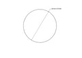 technical drawing of 20 mm sanded birch wood ball
