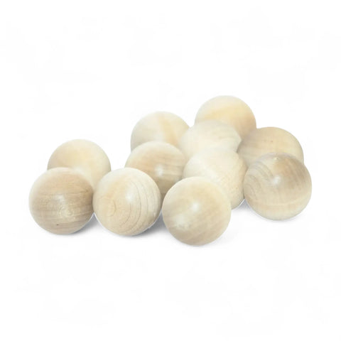 25 mm sanded birch wood balls for crafts