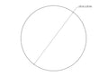 technical drawing of 60 mm sanded birch wood ball