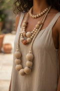 Necklaces -st assorted treitud puidust pärlid