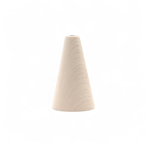 30 x 60 mm turned wooden cone