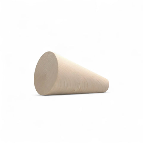 30 x 60 mm turned wooden cone