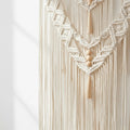 15 mm wooden tapered cone peg used as part of macrame