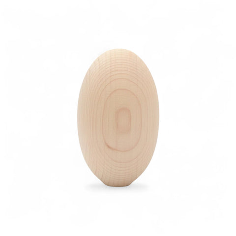 42 mm bērza koka olas formas ellipsoīda bloks