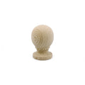 33 mm round oak wooden cabinet knob
