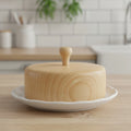 20 mm classic rund Holz Möbelknopf verwendet als handle on Holz butter dish