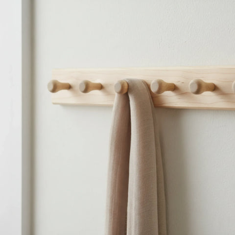 14 mm bērza koka mēbeļu rokturītis izmantots kā wall hook