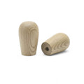 Backside  11 mm mini oak puidust mööblinupp koos holes
