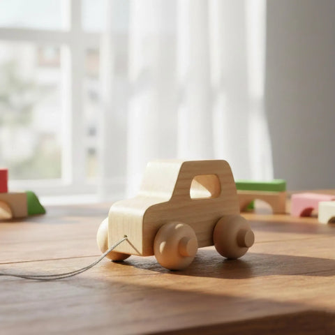 50 mm flach Holz Spielzeugräder verwendet auf Spielzeug- vehicle