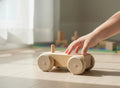 50 mm flach Holz Spielzeugräder verwendet auf Spielzeug- vehicle