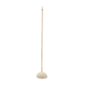 33 cm wooden table flag stand with sphere base