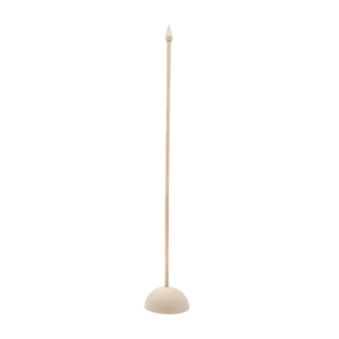 33 cm Holz table flag stand mit Kugel base