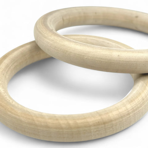 Tuvplāns 70 mm koka rokdarbu toss gredzeni parādot koksnes graudus