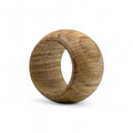 Tuvplāns 44 mm koka salvete gredzeni parādot oiled koka grain