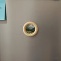 6 cm Holz Bastel Rahmen Ringe verwendet für DIY fridge magnet