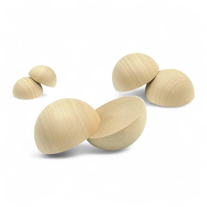 Holzhalbkugeln